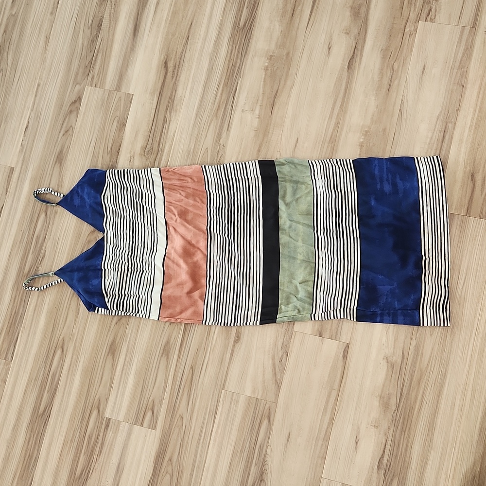 MARA HOFFMAN striped midi dress